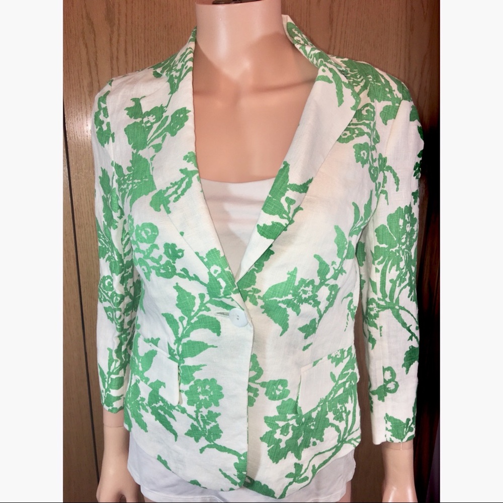 Zara Green White Jacket